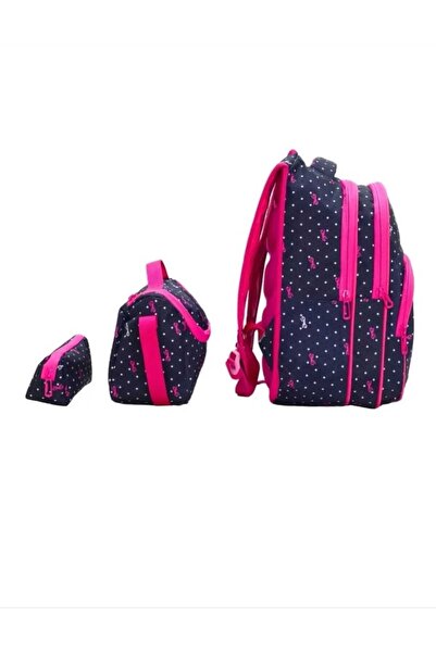 Belkis Pelina 3-Piece Elementary School Bag + Thermal Foil-Lined Lunch Box + Pencil Case Elementary School Bag