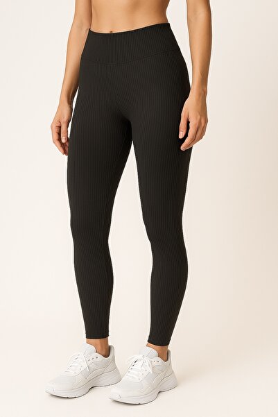 Nilmay mayo talie înaltă efect modelator material reiat Colanți pentru femei