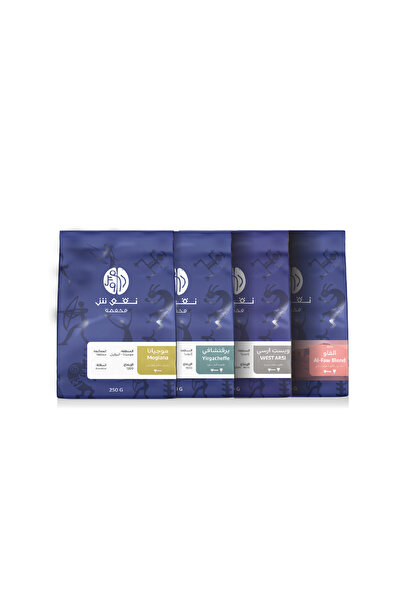 Nouqoush Roastery مجموعة نقوش اسبريسو - حبوب قهوة ويست أرسي - 1000 غرام -