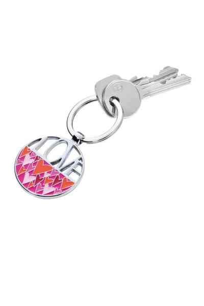 Troika Circle of Love Keychain