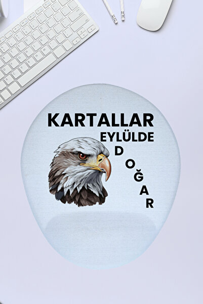 qoeuyl boutique Mousepad cu suport pentru încheietura mâinii, imprimat cu „Vu...