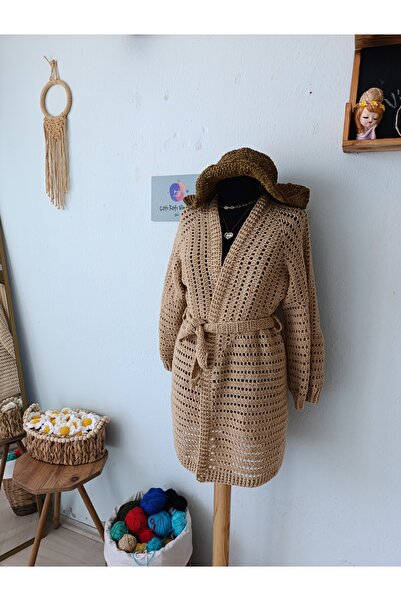 ÇATI KATI Çatı Katı Vintage El Örgüsü Özel Tasarım Bohem Hırka