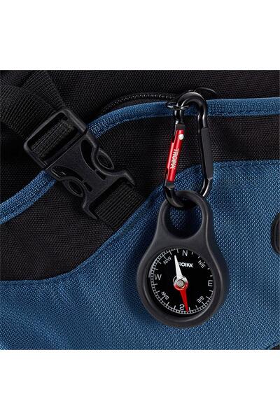 Troika Road Sign Compass Keychain