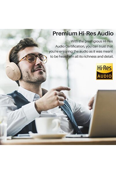 TOZO HT2 Hybrid Active Noise Cancelling Headphones, Wireless Over Ear Bluetooth Headphones, 60H Play