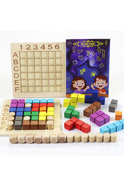 OEM Wooden Montessori Game for Children, Early Education, Magic Building Cubes