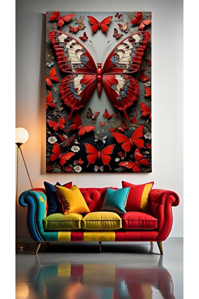 özkacar FLUTĂRĂ ARTISTICĂ ABSTRACTĂ XI Perete pentru casă Salon de înfrumuseț...