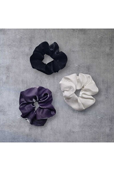 Home ربطة شعر مطاطية ثلاثية من الساتان، اشترِ 3 واحصل على 2 مجانًا