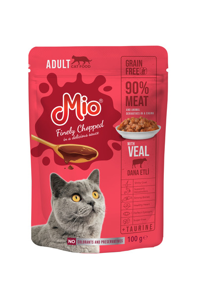 Pouches -Yetişkin - Dana Etli 100 g x 24 adet