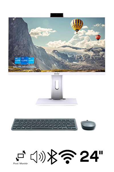 IZOLY H701 İ7-12700 16GB 256GB M.2 Nvme SSD 24" FHD Pivot All In One Bilgisayar