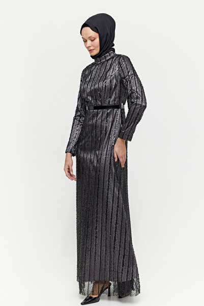 Setrms Pul Payetli Abiye Elbise
