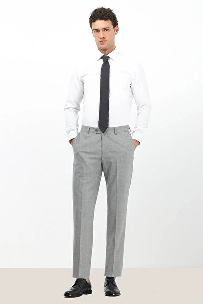 Kip Men's Plain Slim Fit Woven Classic Cotton Blended Shirt Gm-4915 White