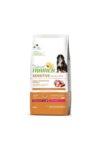 Natural Trainer Hrană de dresaj pentru câini sensibili, fără gluten, medie-ma...