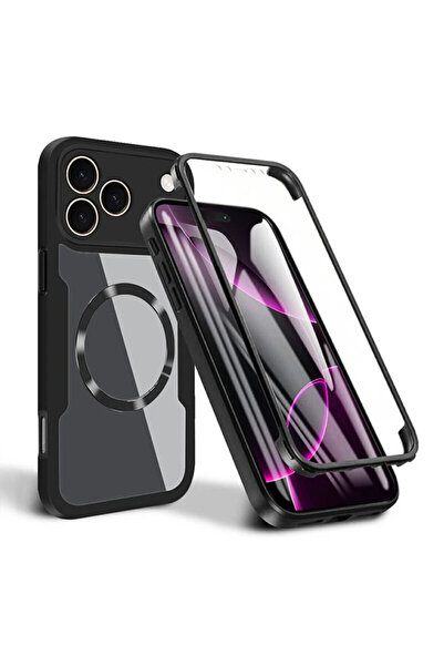 dalip Husa 360° iPhone 17 Pro Techsuit ColorVerse MagSafe, negru