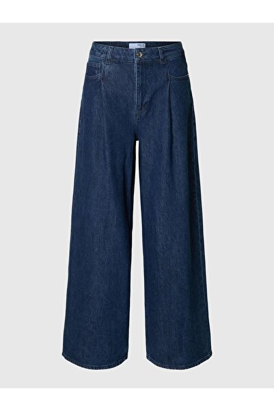 Selected Femme Wide Fit Jeans High Waist