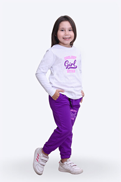 panios kids Най-готиният комплект пижама за момичета с детайли на талията и д...