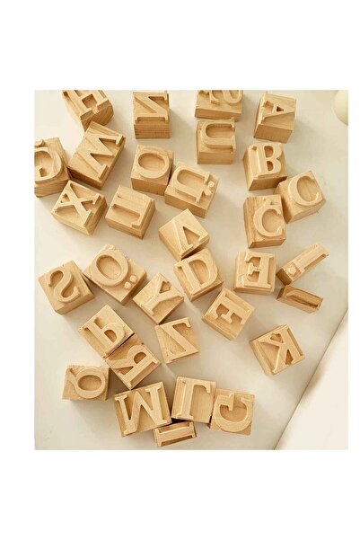 Arkaik Craft Set de litere 32 de litere alfabet și numere Set de imprimare: p...