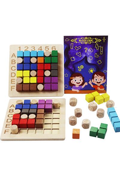 OEM Wooden Montessori Game for Children, Early Education, Magic Building Cubes