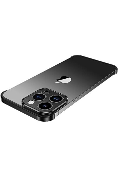 Flippy Edgeless Metal Case for iPhone 16 Plus (Flippy) — Corner & Camera Protection, Aluminum Alloy, Shoc