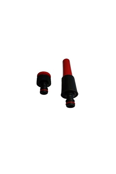 OEM Set 2 piese pentru furtun irigare gradina, rosu/ negru
