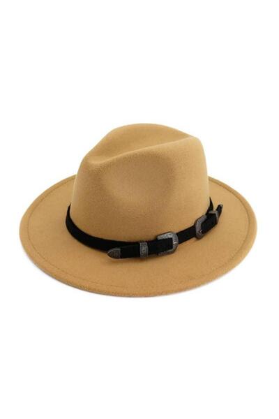 Pursehuit Beige hat, handmade, adjustable, with removable accessory, Lusa