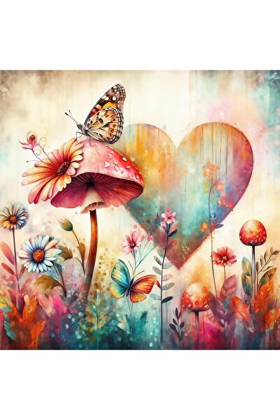 OEM Διακοσμητική επιτοίχια ζωγραφική με ξύλινο πλαίσιο, 33cm x 24cm, εικόνα 1712