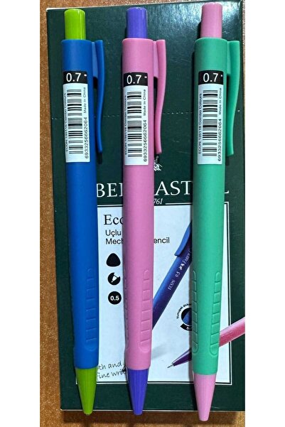 Faber Castell econ 0.7 mm. versatil uçlu kalem renkli mat 3 ADET