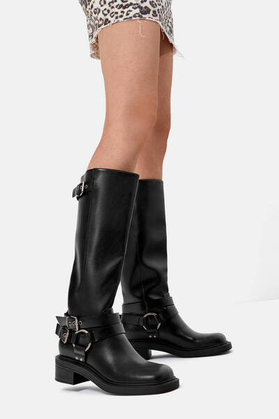 Pull & Bear Tokalı biker bot