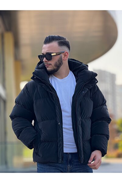 KINGAF ERKEK ŞİŞME KAPÜŞONLU MONT