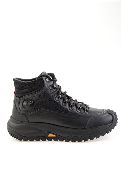 Bambi Siyah Leather Erkek Bot & Bootie E02604243403