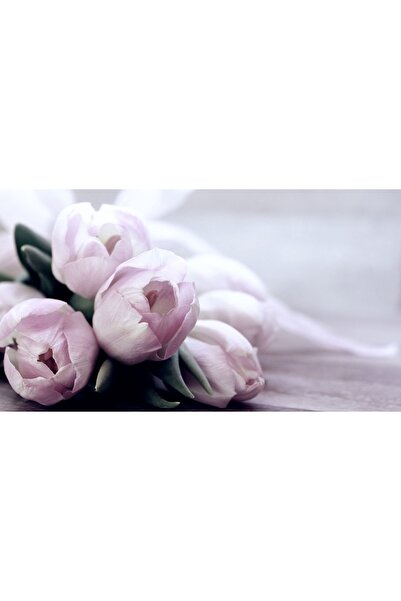 OEM Tablou decorativ, de perete, cu rama din lemn, 33cm x 24cm, cu flori2425