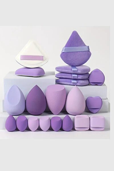 Trade Bazaar Marshmallow 20'li Makyaj Süngeri Seti – Fondöten, BB Krem ve Kapatıcı Uygulama Süngeri