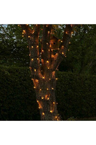 Bibilel Luminițe liniare de Crăciun Bibi, 17 m (cablu 220V 1 m), 200 LED-uri, 8 moduri, controler, fir negru, lumină caldă