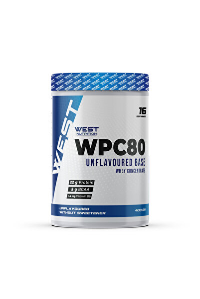 West Nutrition Saf Aromasız WPC80 400 gr 16 Servis