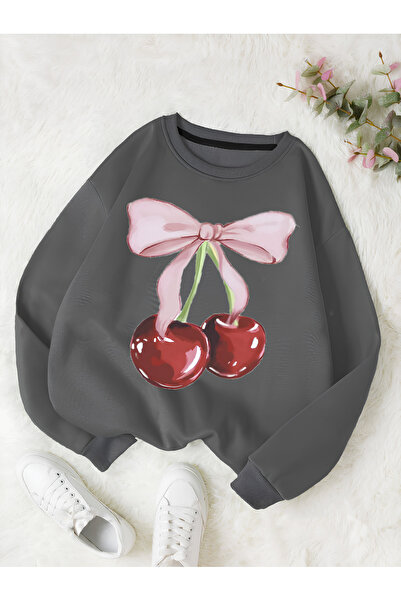 COHERENT Hanorac unisex pentru femei/bărbați CHERRY, cu imprimeu personalizat...