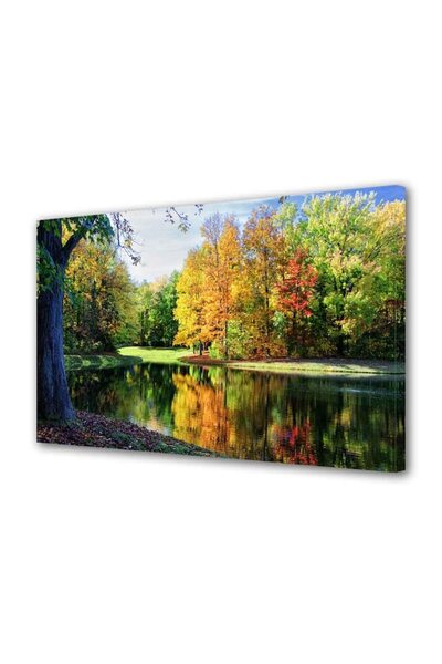 OEM Decorative wall painting with wooden frame, 33cm x 24cm, with flowers2173
