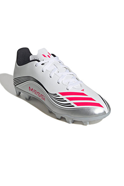 adidas F50 Messi Club Fg/Mg J Kids Multi Turf Ground Football Boots Jp7457 White