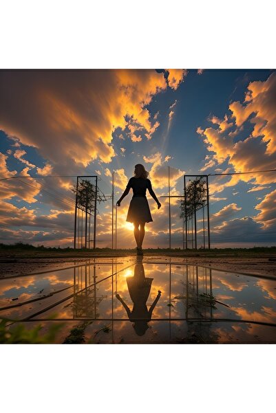 OEM Διακοσμητική επιτοίχια ζωγραφική με ξύλινο πλαίσιο, 33cm x 24cm, εικόνα 1692