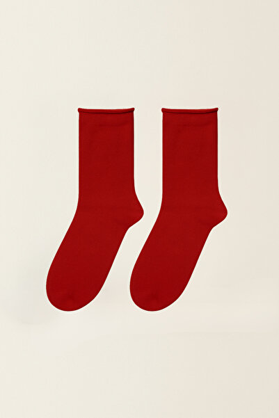 Katia&Bony Women's Harold Bamboo Elasticless Socks Burgundy