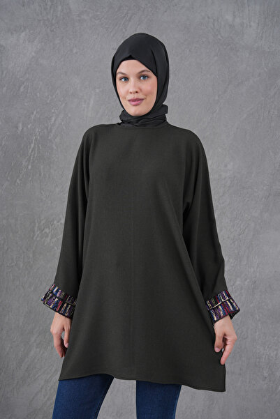 TUNCAY Casual Tunic with Cuff Detail