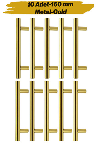 NZB Mobilya Kulpu Mutfak Çekmece Dolap Dolabı Kapak Kulpları Kulbu Gold Altın...