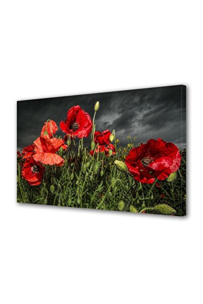 OEM Tablou decorativ, de perete, cu rama din lemn, 33cm x 24cm,cu flori1573