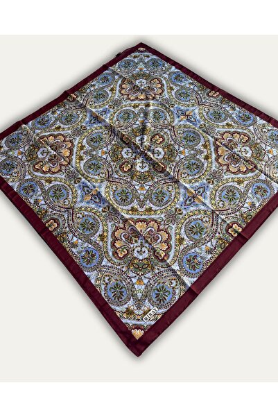 MİRAY وشاح ناعم مضاد للانزلاق بنمط عرقي مقاس 90 سم