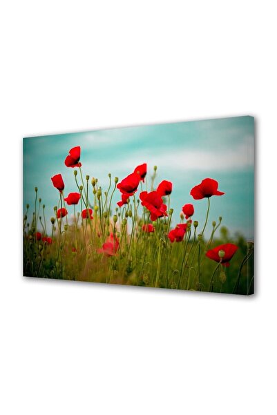 OEM Tablou decorativ, de perete, cu rama din lemn, 33cm x 24cm,cu flori1539