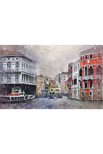 OEM Διακοσμητική επιτοίχια ζωγραφική με ξύλινο πλαίσιο, 33cm x 24cm, εικόνα 1733