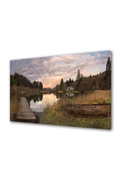 OEM Tablou decorativ, de perete, cu rama din lemn, 33cm x 24cm,cu flori1885