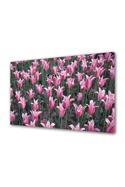 OEM Декоративна стенна картина с дървена рамка, 33 см х 24 см, с цветя1471