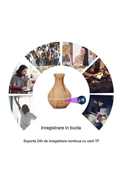 OEM WIFI Spy Camera, ODM4 Hidden in Aroma Therapy Diffuser, 5MP, Audio-Video Recording