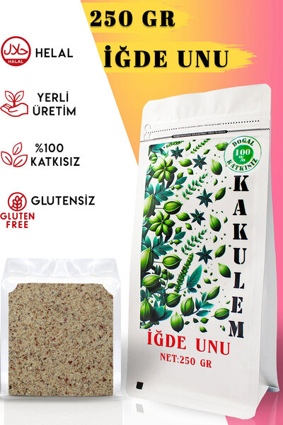Kakulem GLUTENSİZ SERTİFİKALI İğde ve Çekirdeği Unu Tozu 250 GR
