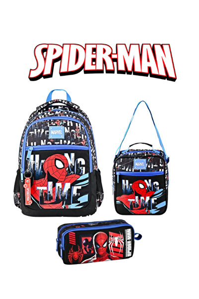 SPIDERMAN DISNEY Lisanslı PlsLx Hang Sırt Çantası - Beslenme Çantası - Kalemlik