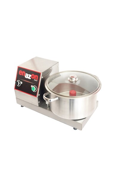 Enazon Büyük boy 4 Bıçaklı Humus Yapma Humus Hazırlama Makinası Nohut Ezme Makinası 8 Litre